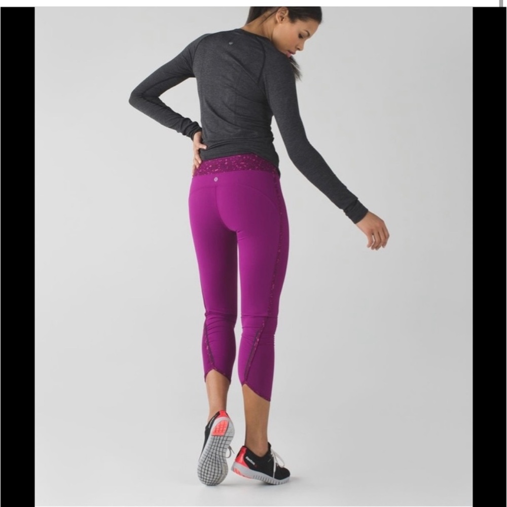 Lululemon Real Quick Tight regal plum size 2
